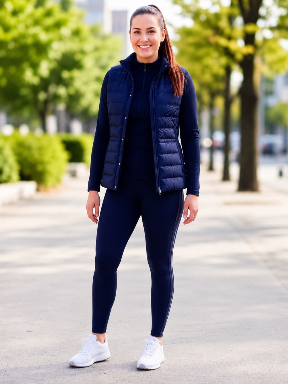 Tommy Hilfiger Dark Navy Quilted Puffer Vest